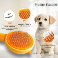 Chick Self-Cleaning Pet Hair Brush Comb
